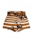 Preview: MINI RODINI Shorts Crocodiles - braun